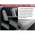 Self adhesive reflective metallic PVC Glitter Film